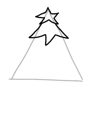 382x485 Easy Christmas Drawings For Kids Step - Easy Christmas Drawings