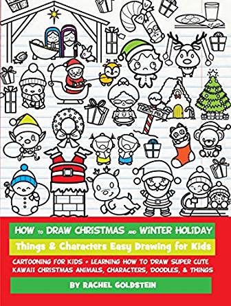 336x445 How To Draw Christmas And Winter Holiday Things Characters Easy - Easy Christmas Drawings For Kids