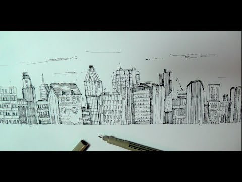 480x360 Empire State Building Easy Drawing City Building Drawing - Easy City Drawing