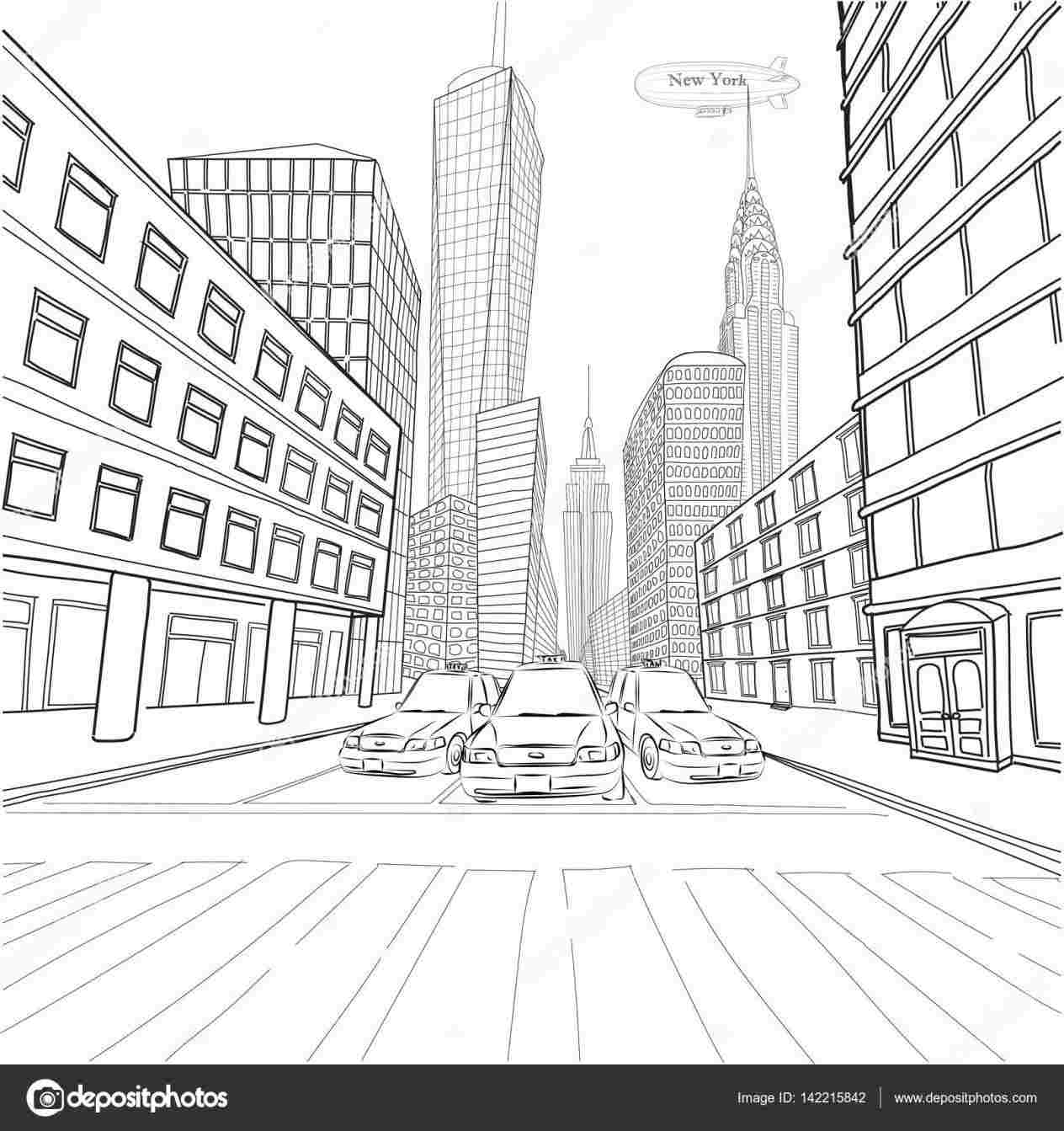 Easy City Drawing at Explore collection of Easy