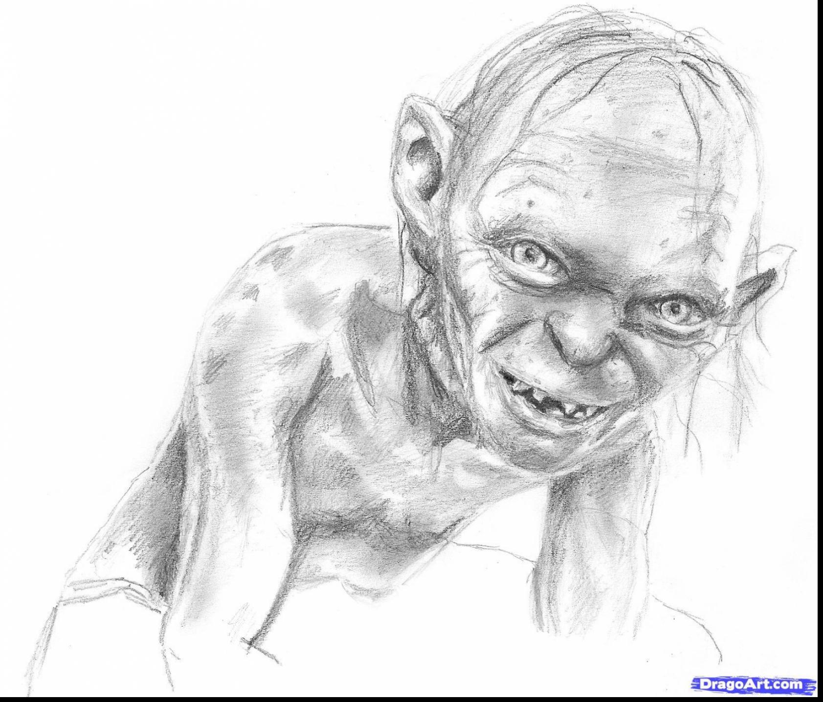 1683x1435 Unbelievable Easy Cross Drawings Shading With Lord Of The Rings - Easy Cross Drawings