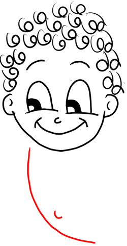 250x482 How To Draw Cupid With Step - Easy Cupid Drawing