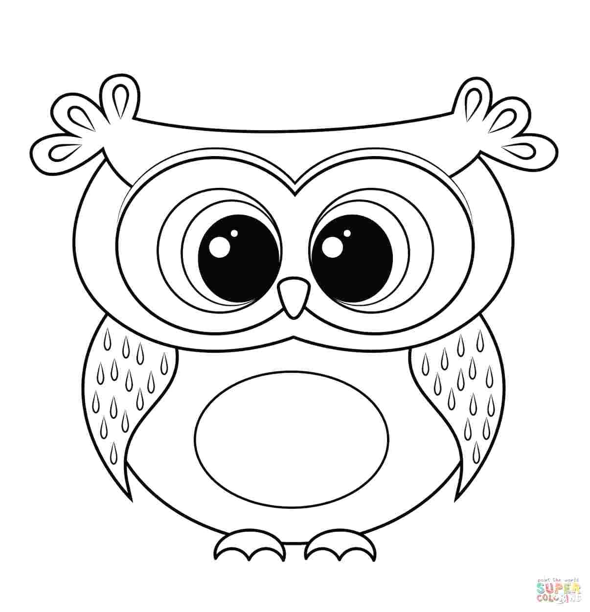 1206x1251 Cute Owl Drawing Rebeccamatthews Club - Easy Cute Owl Drawing