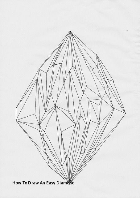 454x640 How To Draw An Easy Diamond Best Line Images - Easy Diamond Drawing