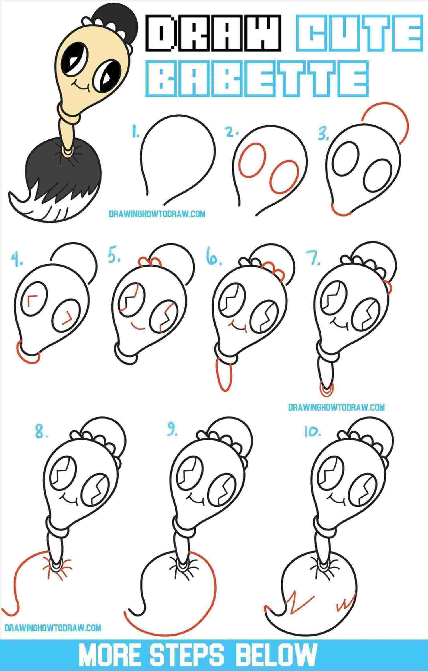 How To Draw Cute Disney Characters Step By Step / This will be the head
