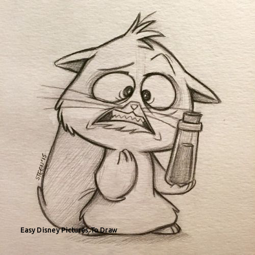 500x500 Easy Disney Pictures To Draw Best Drawing Disney Images - Easy Disney Drawings