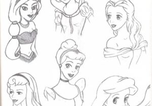 300x210 Easy Sketches Of Disney Characters Disney Princess Images - Easy Disney Princess Drawing