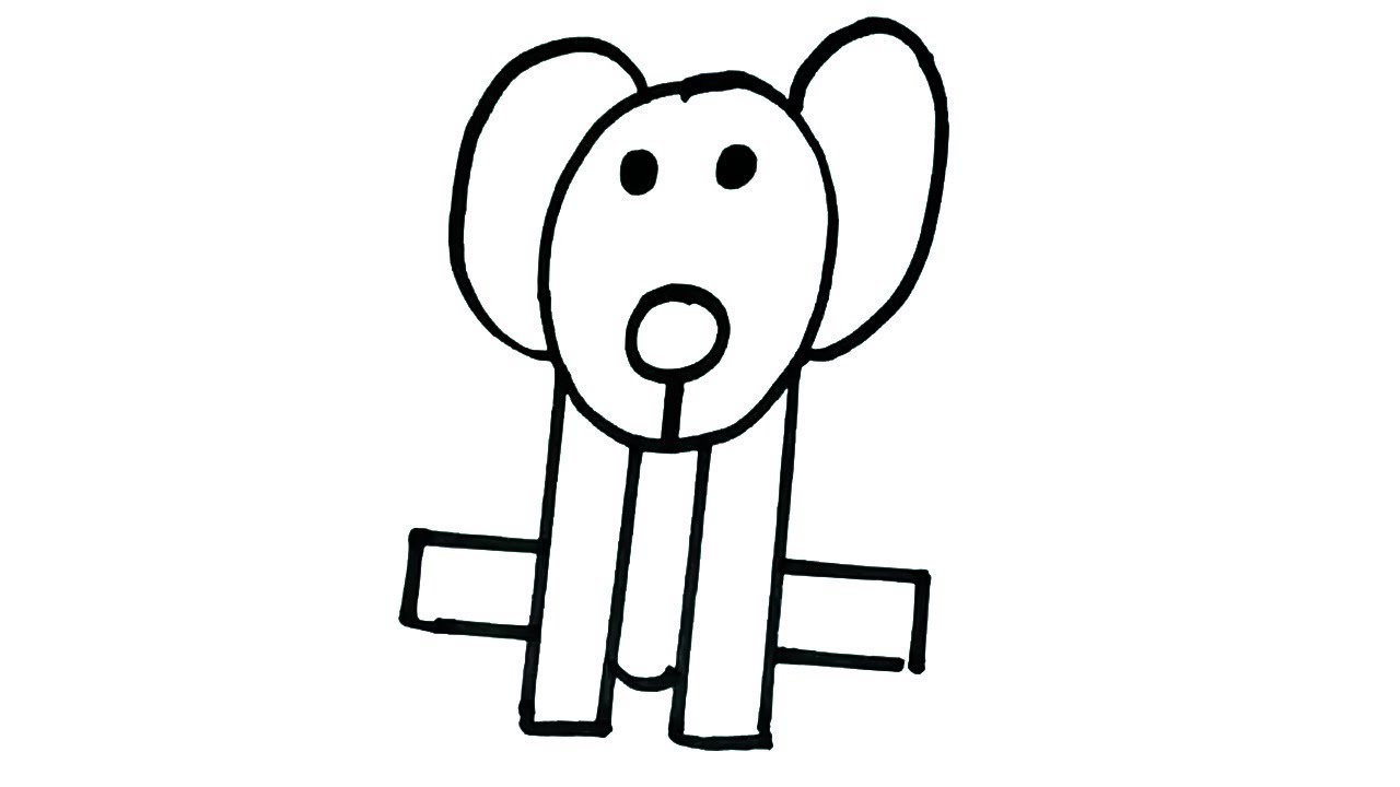 1280x720 How To Draw A Dog Easy Dog Drawing For Kids - Easy Dog Drawing For Kids