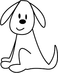 201x251 Image Result For Sitting Dog Line Art Kids Dog Drawing Simple - Easy Dog Drawing For Kids