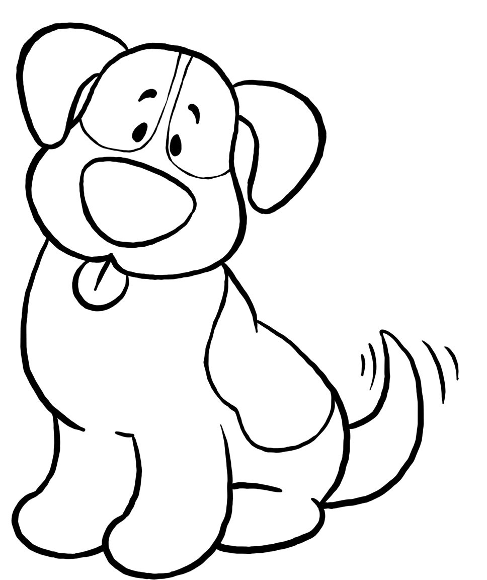 968x1152 Dog Drawing For Kids Easy Dog Drawing For Kids Coloring Pages - Easy Dog Drawing For Kids