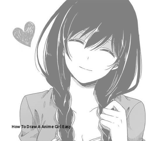 500x481 Black And White Drawings Of Girls How To Draw A Anime Girl Easy - Easy Drawing Anime Girl