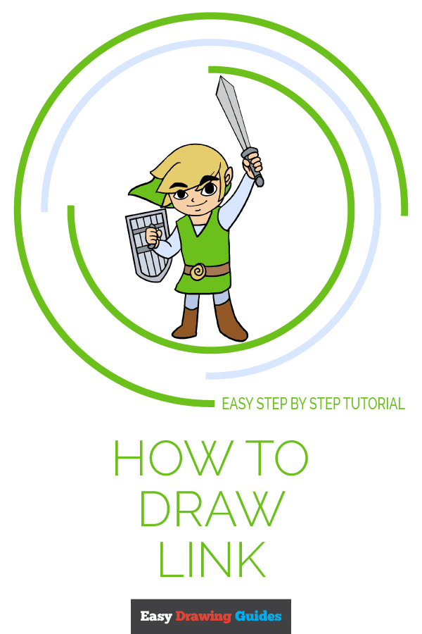 600x900 How To Draw Link - Easy Drawing Games