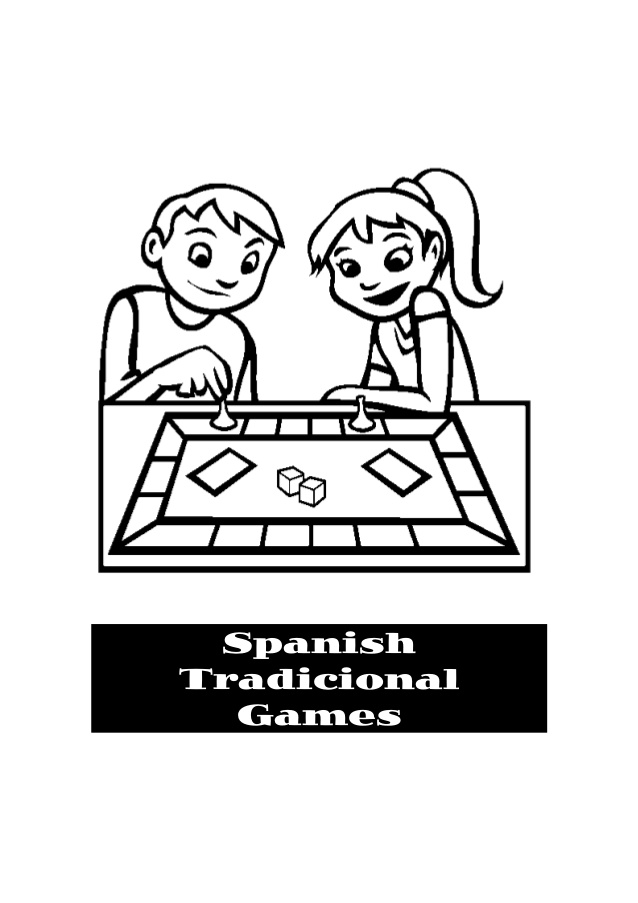 638x903 Spanish Traditional Games - Easy Drawing Games