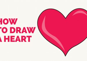 300x210 How To Draw Love Heart - Easy Drawing Love Hearts