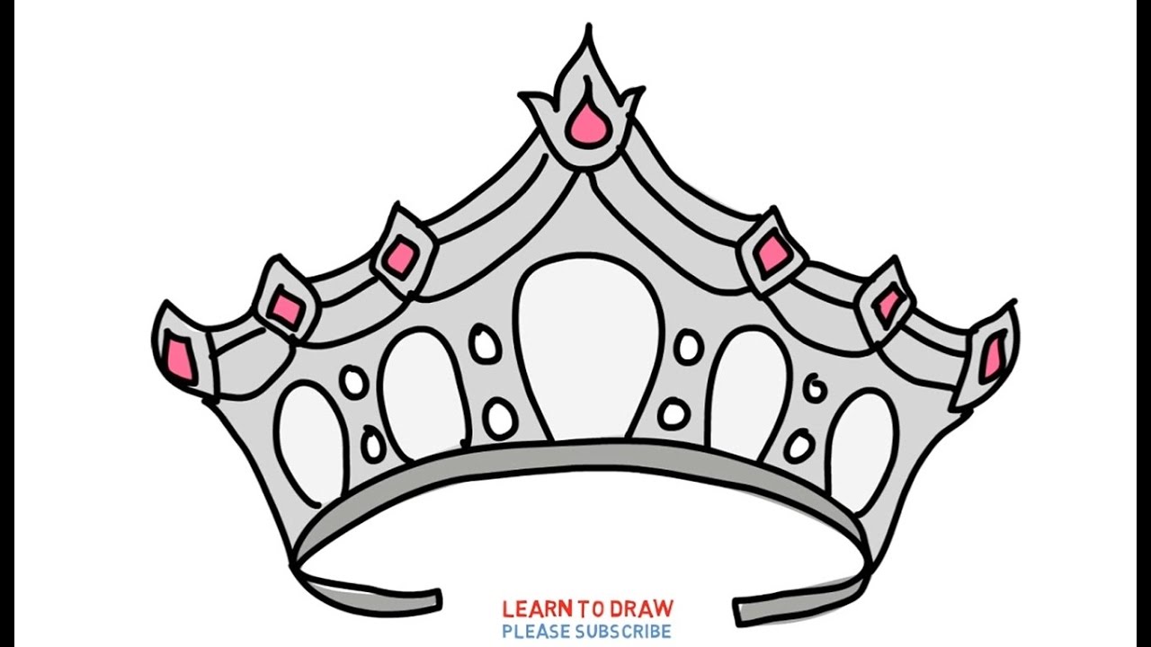 Easy Drawing Princess Crown At Explore Collection