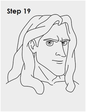 300x388 Easy Drawing Tutorials Disney Marvelous How To Draw Tarzan Diy - Easy Drawing Tutorials Disney