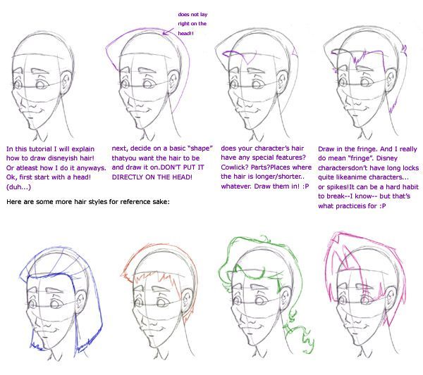 600x533 Photos Disney Style Drawing Tutorial - Easy Drawing Tutorials Disney