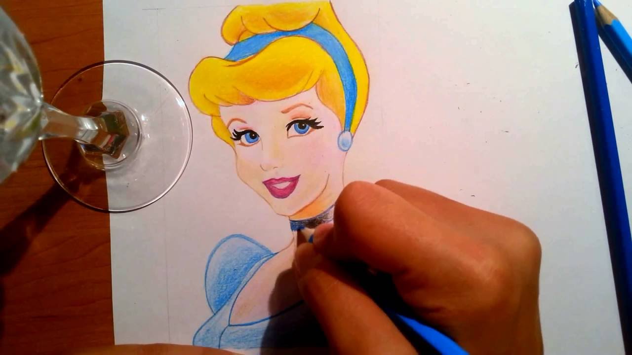 1280x720 Cinderella - Easy Drawing Tutorials Disney