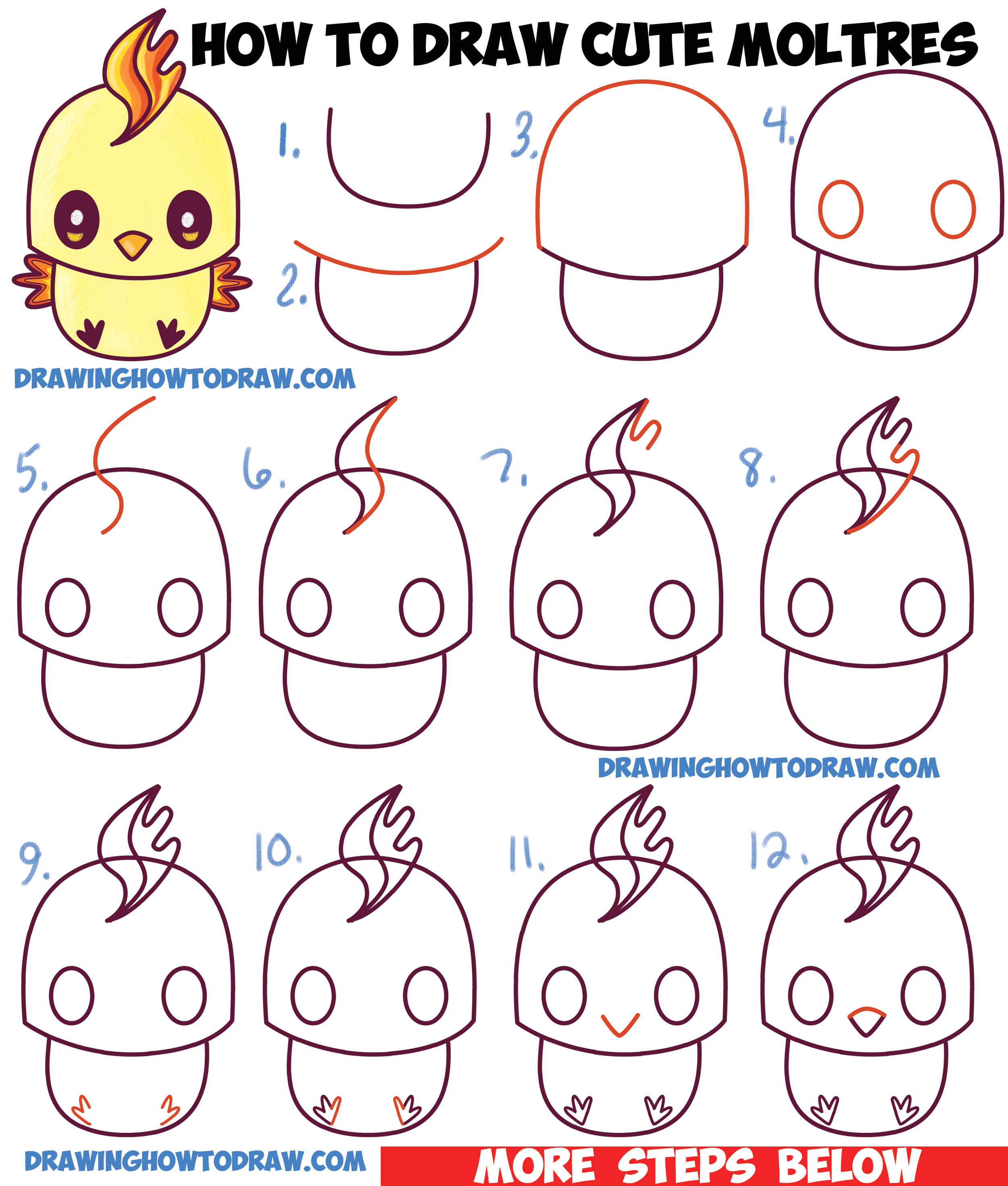 2500x2941 Easy Drawings For Kid Beginners How To Draw Cute Kawaii Chibi - Easy Drawings For Preschoolers
