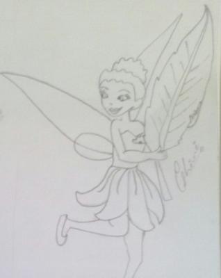 318x400 Easy Pencil Sketch Of Barbie Butterfly - Easy Drawings In Pencil