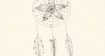342x184 How To Draw A Dreamcatcher Steps - Easy Dream Catcher Drawing