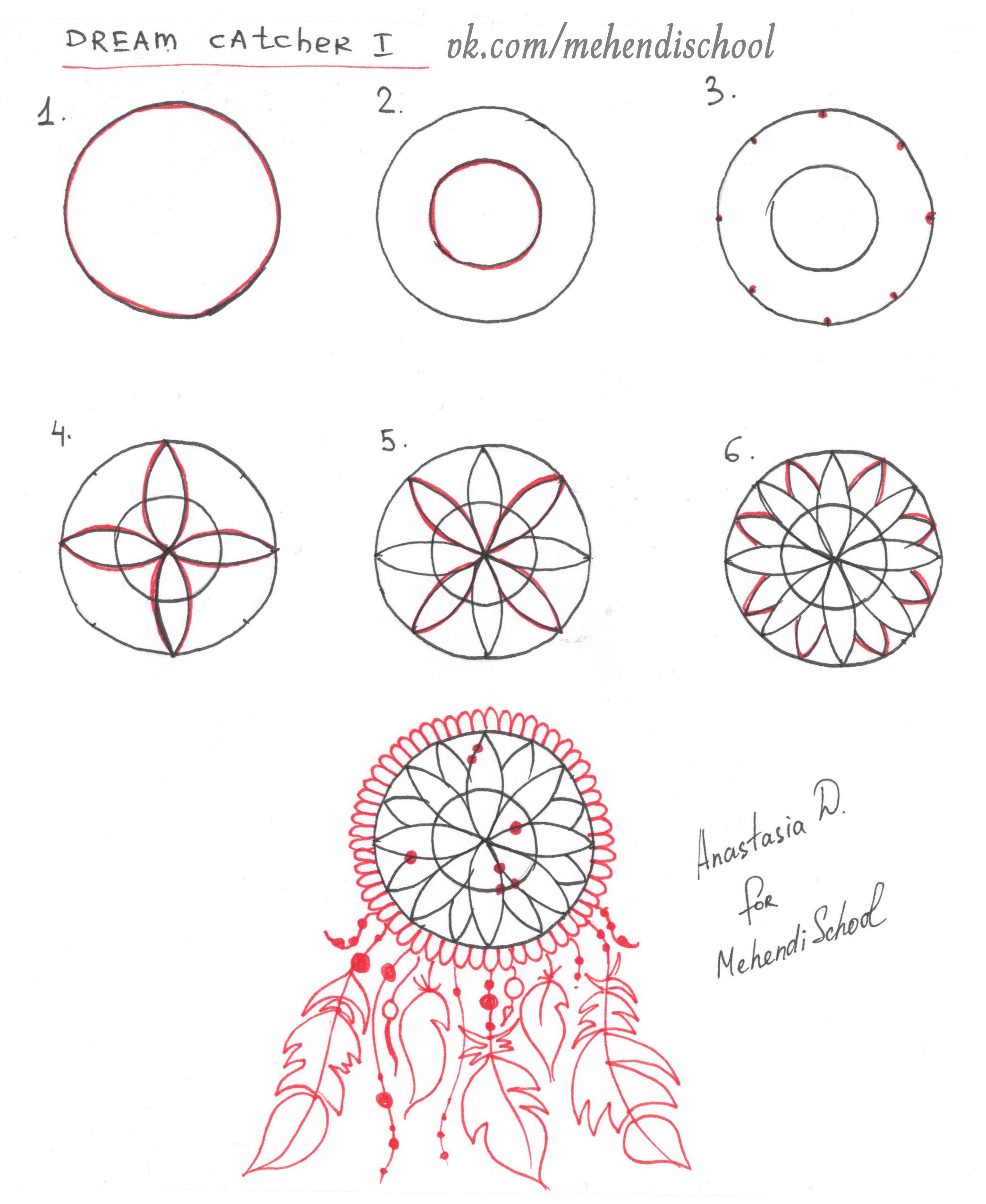 2088x2550 how to draw dream catcher henna easy tutorial diy henna - Easy Dream Catcher Drawing