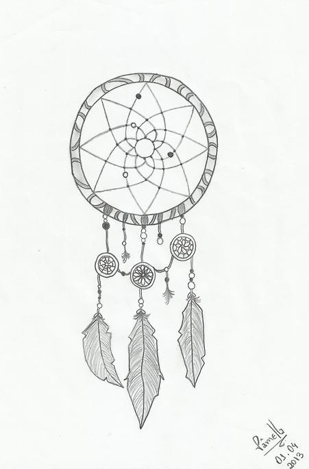 451x684 Dreamcatcher Via Tumblr Discovered - Easy Dream Catcher Drawing