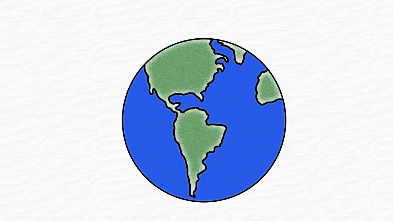 1280x720 how to draw earth save earth earth day easy draw - Easy Earth Drawing