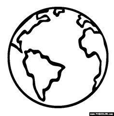 236x240 How To Draw A Simple Cartoon Earth, With Line Drawing - Easy Earth Drawing