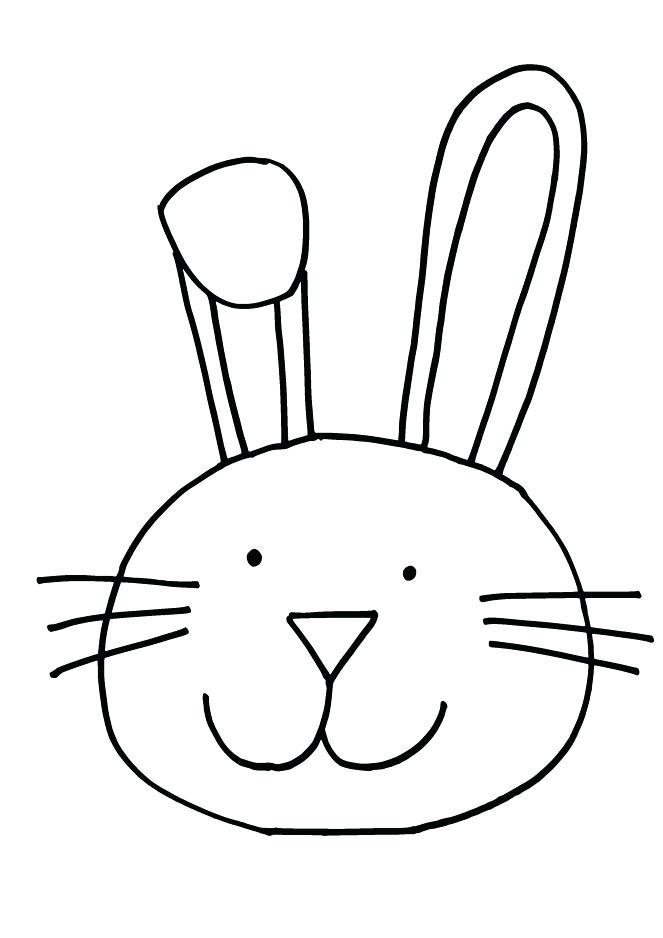 663x938 Bunny Drawing Easy Rabbit Kleo Beachfix Co Sweet Sardinia Easter - Easy Easter Bunny Drawing