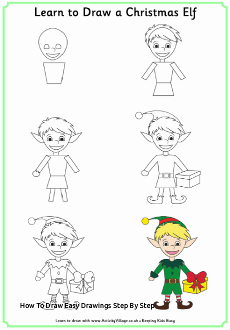 460x661 How To Draw Easy Drawings Step - Easy Elf Drawing