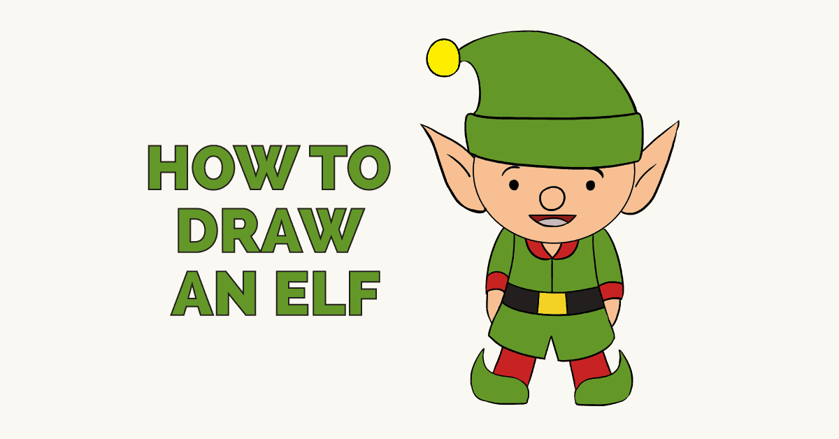 1200x628 How To Draw An Elf - Easy Elf Drawing