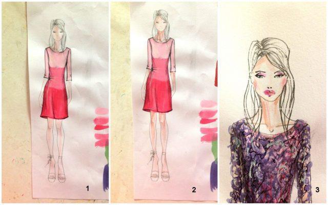 640x400 How To Color Fashion Design Sketches Quick And Easy Tutorial - Easy Fashion Drawing