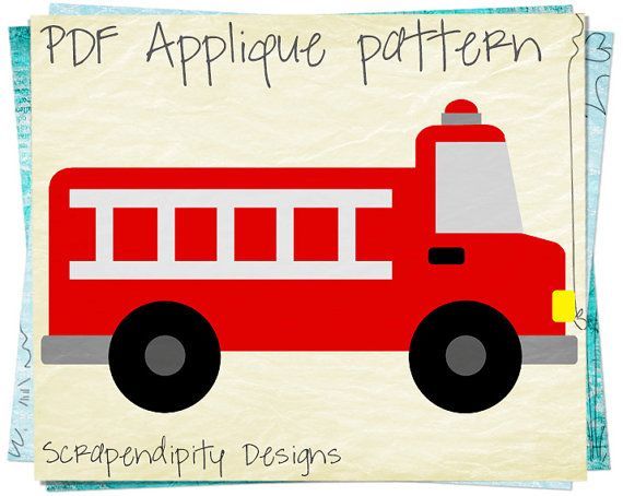 570x454 Fire Truck Clipart Easy Great Free Clipart, Silhouette, Coloring - Easy Fire Truck Drawing