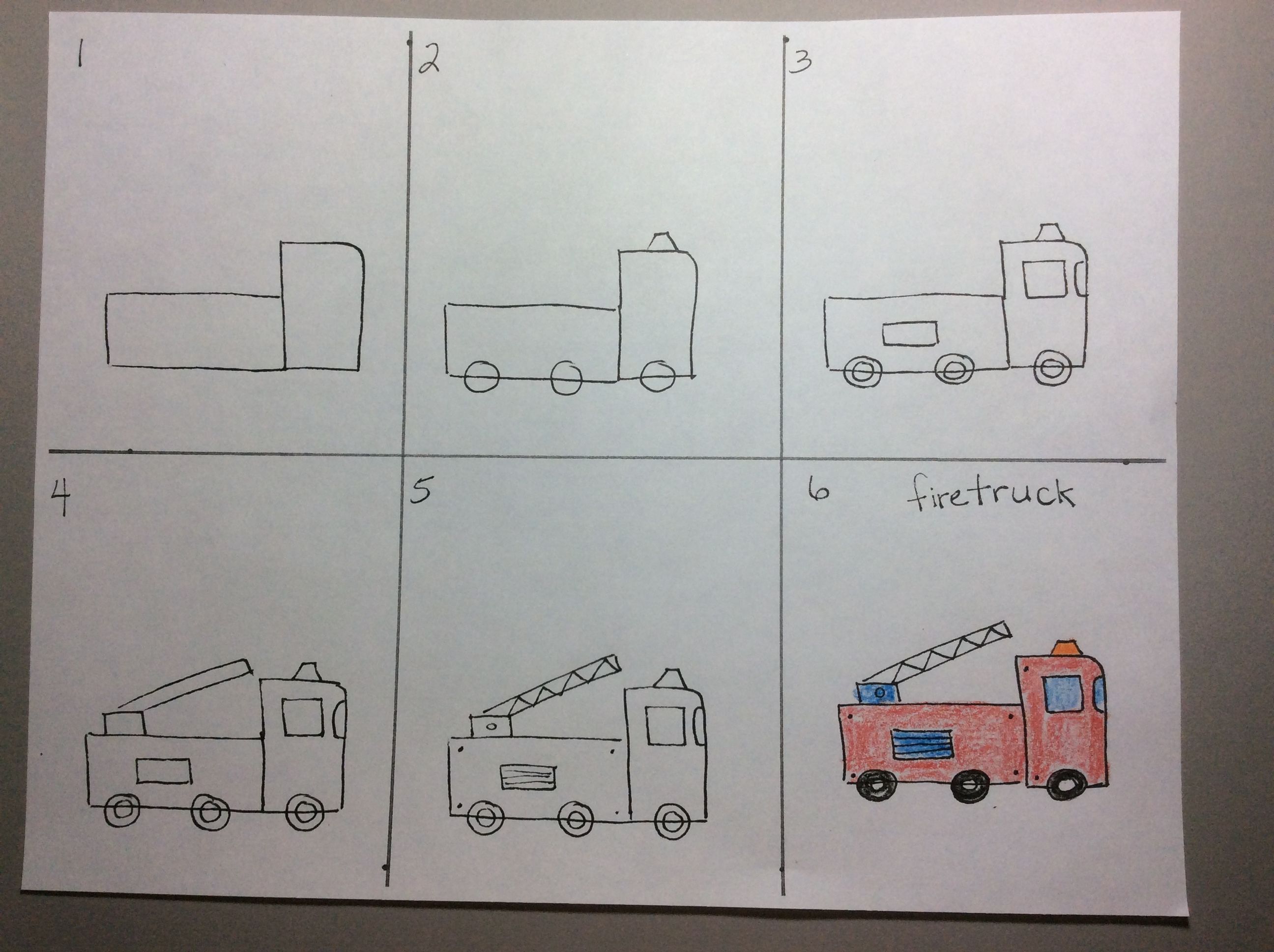 2592x1936 fire truck school fire - Easy Fire Truck Drawing