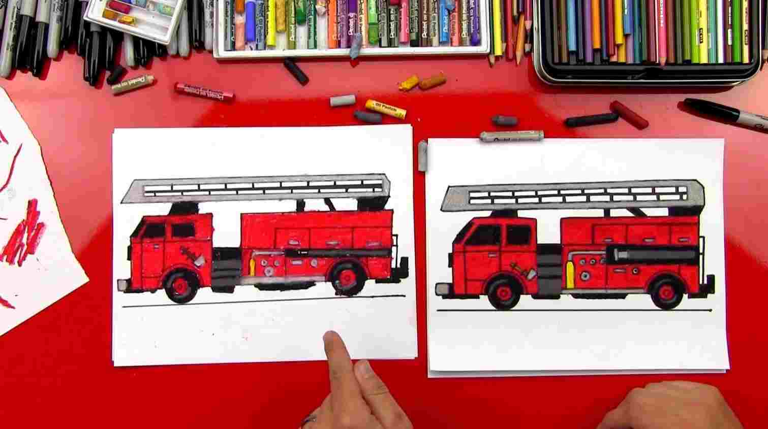 1511x845 For Personal Use Rhgetdrawingscom Easy Fire Truck Drawing Easy - Easy Fire Truck Drawing