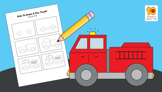 535x306 How To Draw A Fire Truck - Easy Fire Truck Drawing