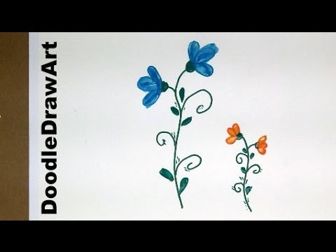 480x360 Drawing How To Draw Flowers - Easy Flowers Drawing Step By Step