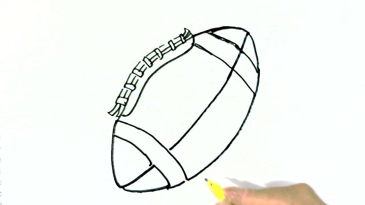 Easy Football Helmet Drawing at PaintingValley.com | Explore collection ...