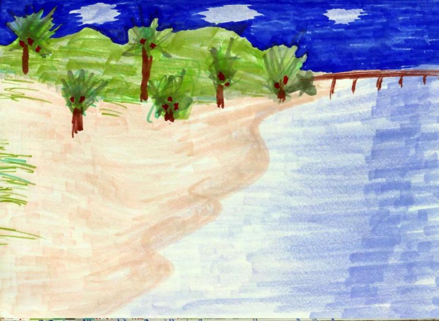 Easy Forest Drawing at PaintingValley.com | Explore collection of Easy