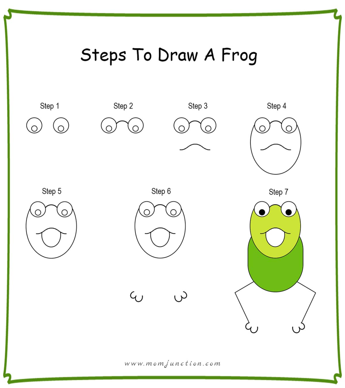 1200x1350 How To Draw A Frog For Kids - Easy Frog Drawing For Kids