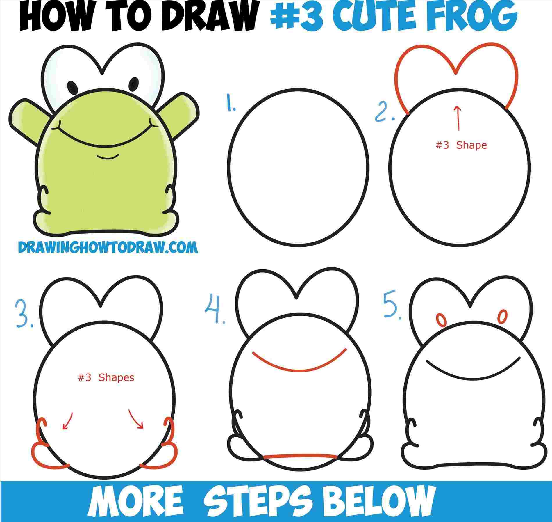 1899x1794 How Easy Frog Drawing For Kids To Draw Cute Cartoon - Easy Frog Drawing For Kids