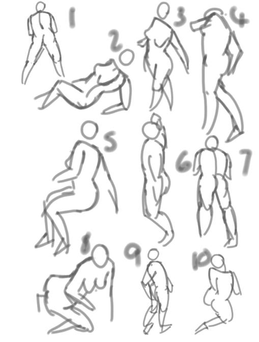 509x670 gesture drawing - Easy Gesture Drawing