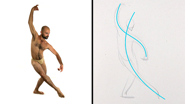 600x338 how to draw gesture proko - Easy Gesture Drawing