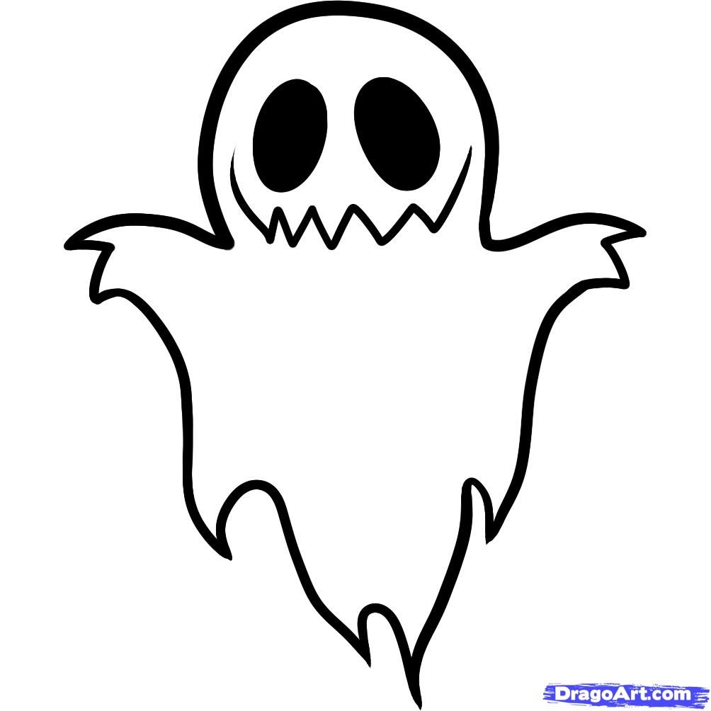 Images Of Easy Ghost Drawings Scary