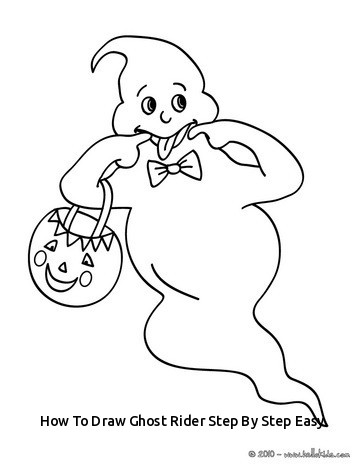 363x470 How To Draw Ghost Rider Step - Easy Ghost Drawing