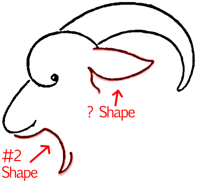 397x366 How To Draw A Goat Face With Easy Step - Easy Goat Drawing