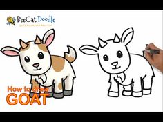 236x177 how to draw goat how to draw goats american fainting goat - Easy Goat Drawing