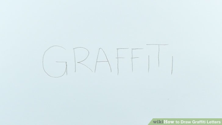 728x410 How To Draw Graffiti Letters Steps - Easy Graffiti Drawings