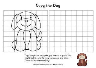 Easy Grid Drawing Worksheets at PaintingValley.com | Explore collection